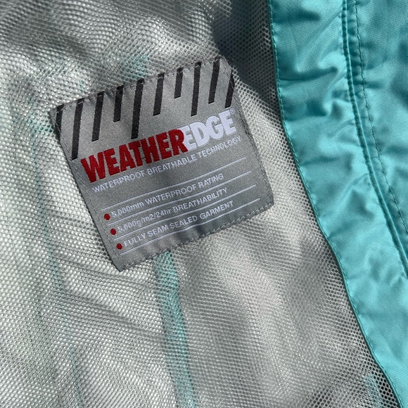 Eddie Bauer Women’s WeatherEdge Rain / Trail Coat, Light Blue (Mint), XS - Picture 5 of 8